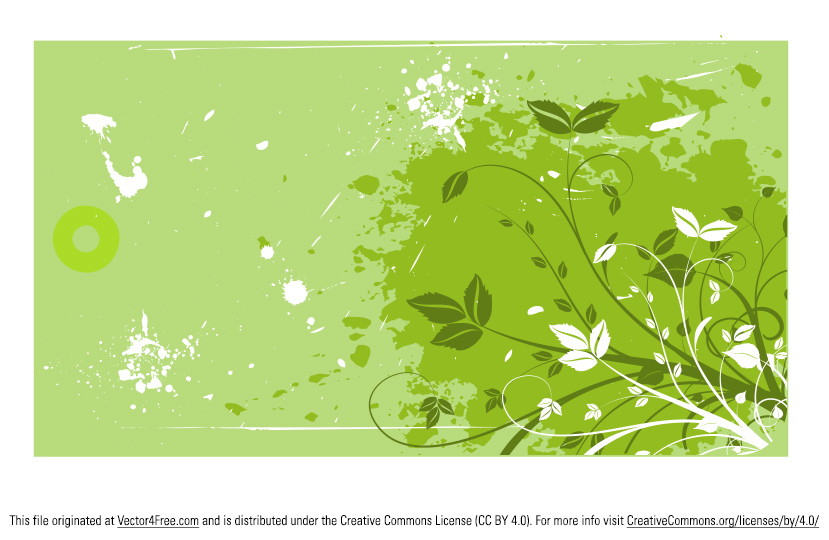 Leaf Swirl Vector