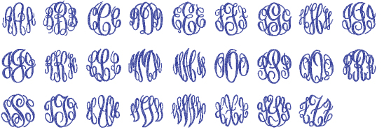 Master Circle Monogram Font Master Circle Monogram Font