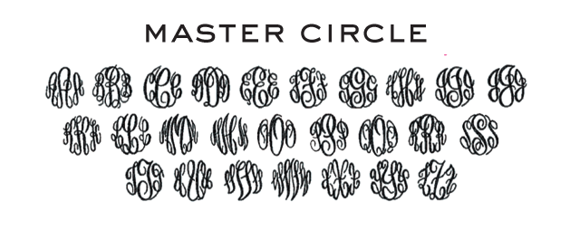 Master Circle Monogram Font Master Circle Monogram Font