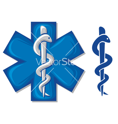 Medical Symbol Snake Vector