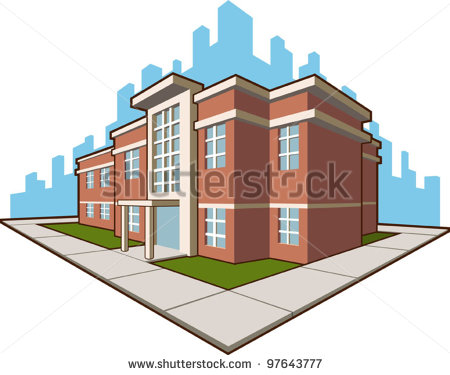 Middle School Building Clip Art