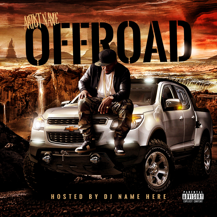 Mixtape Cover PSD Template Mixtape Cover PSD Template