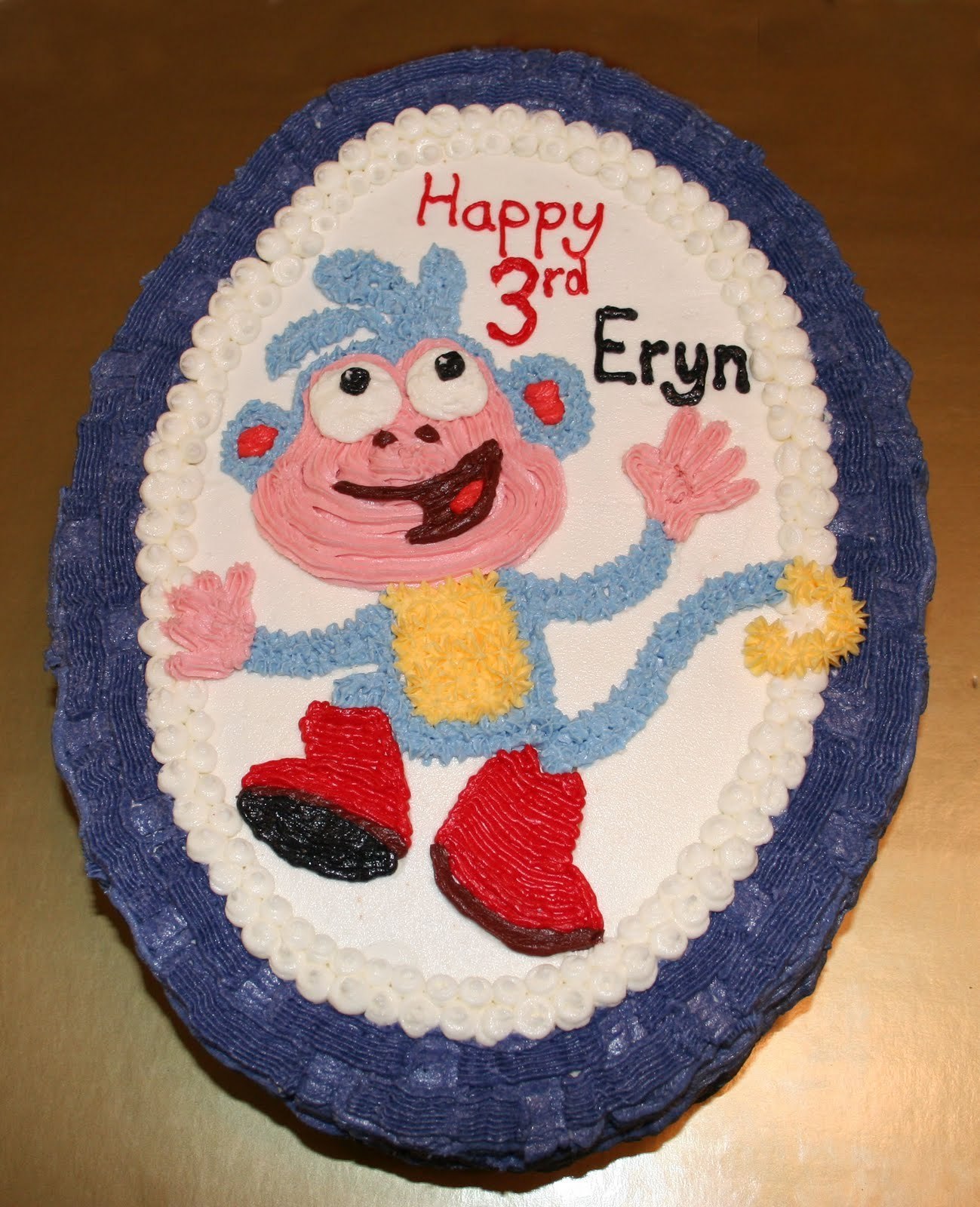 Monkey Birthday Cake