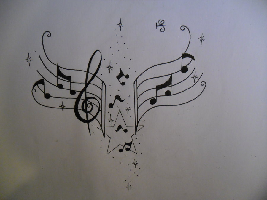 Music Note Tattoo Designs