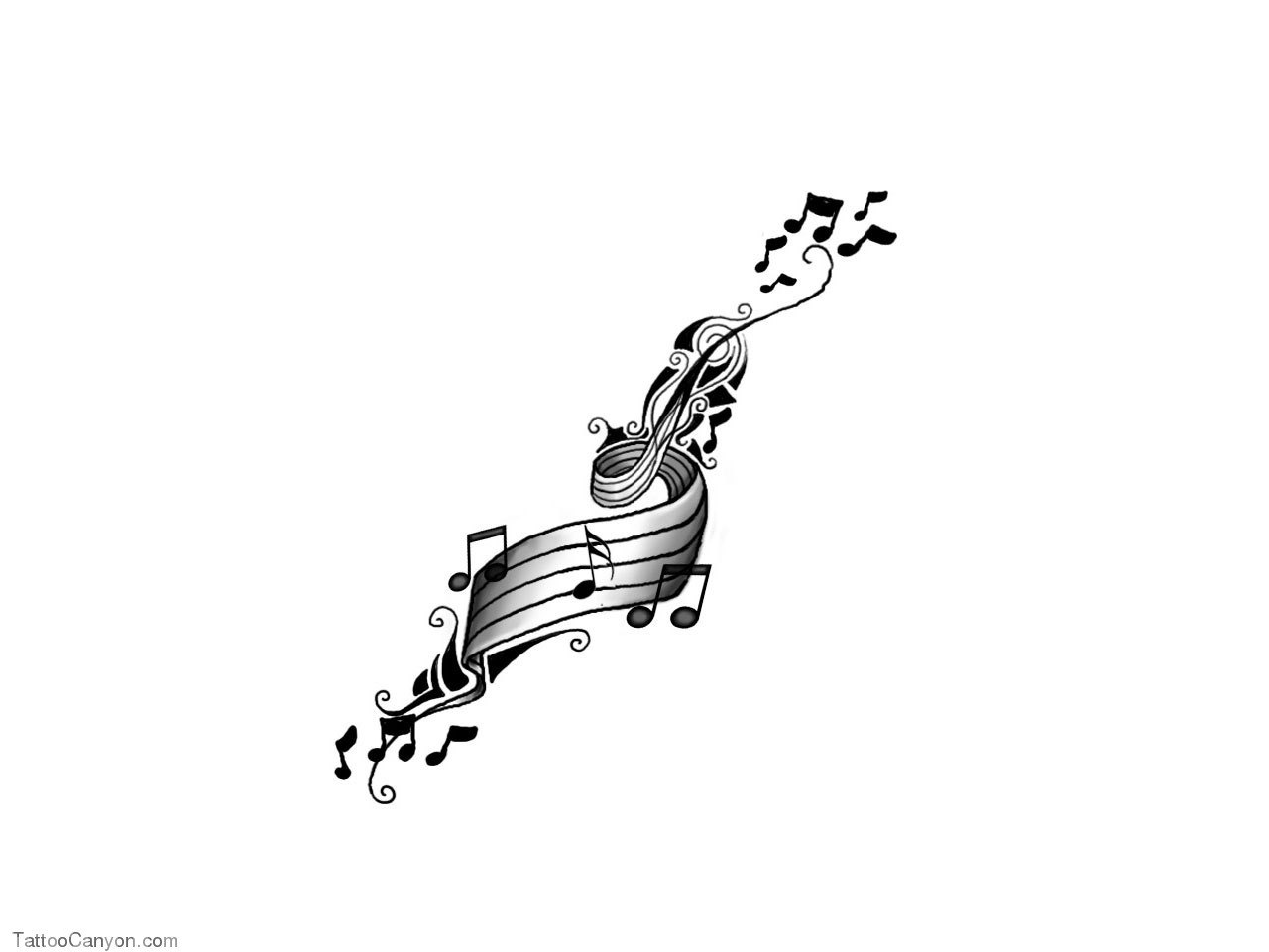 Music Note Tattoo Designs Music Note Tattoo Designs