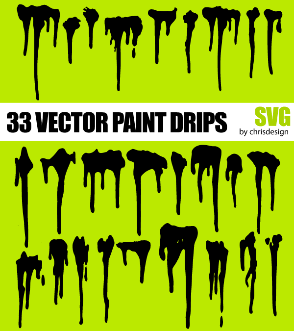 Paint Drip Vector Art