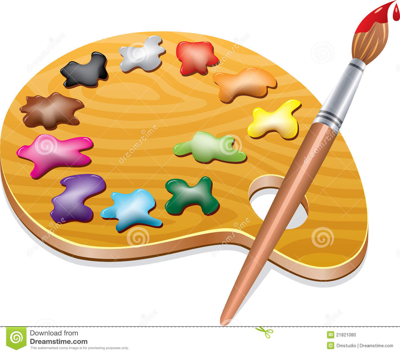 Paint Palette Clip Art Paint Palette Clip Art