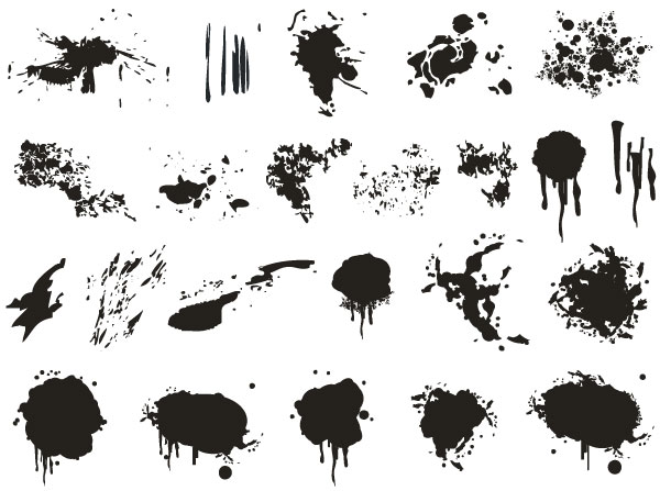 Paint Splatter Vector Free