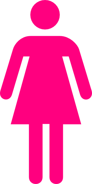 Pink Female Symbol Clip Art