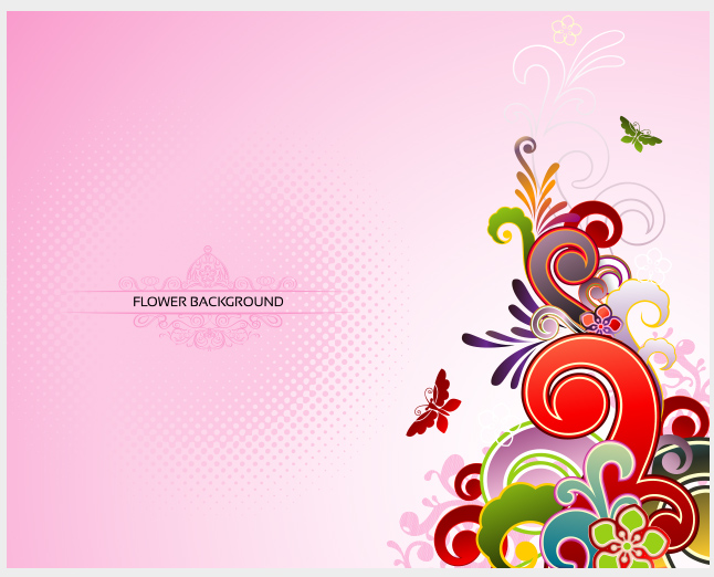 Pink Swirl Vector