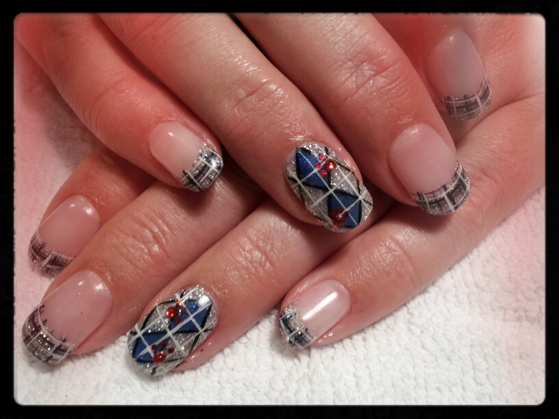 Plaid Nail Design