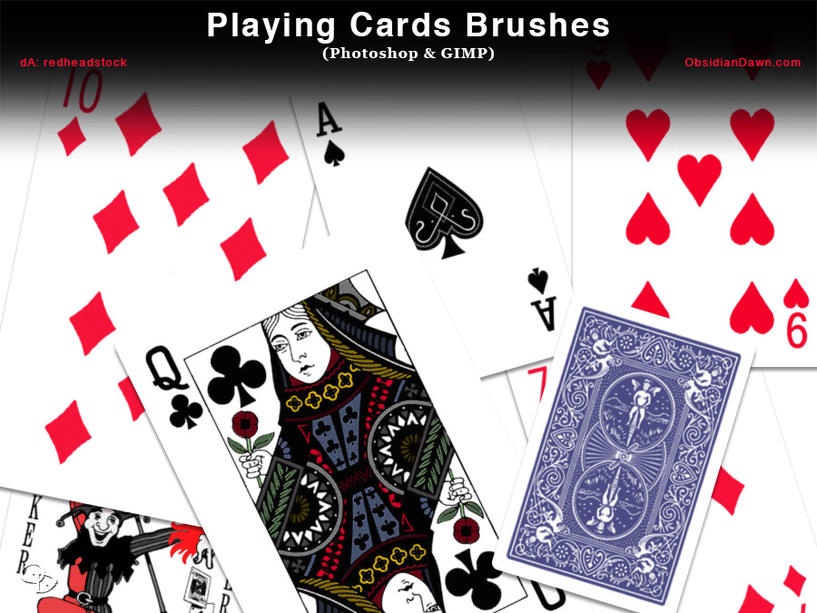 Playing Card Brushes Photoshop