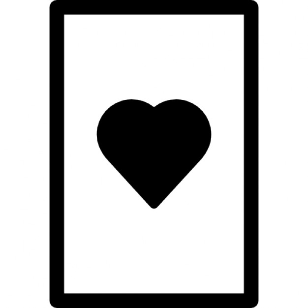 Playing Card Heart Symbol