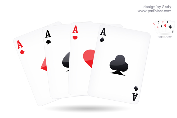 11 PSD Playing Card Symbols Images