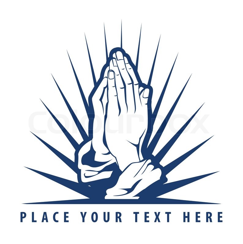 Praying Hands Vector Art