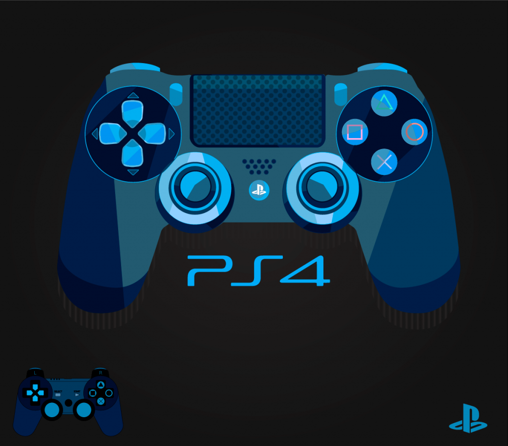 PS4 Controller Vector