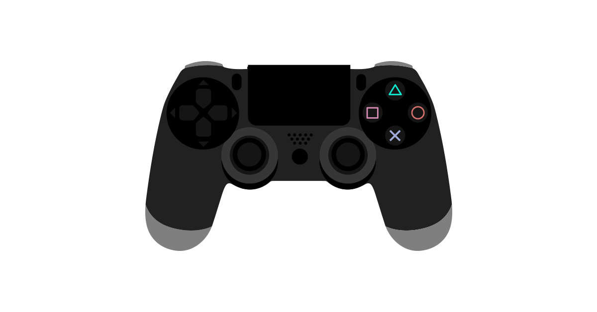 11 PS4 Video Game Controller Vector Images - PS4 Controller Vector