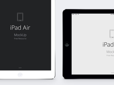 PSD Vector Mockup iPad Air