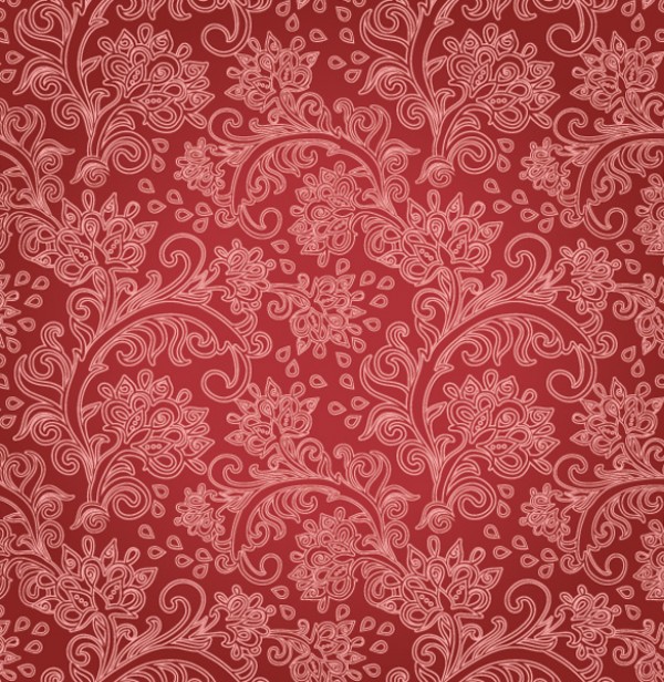 Red Floral Pattern Vector Red Floral Pattern Vector