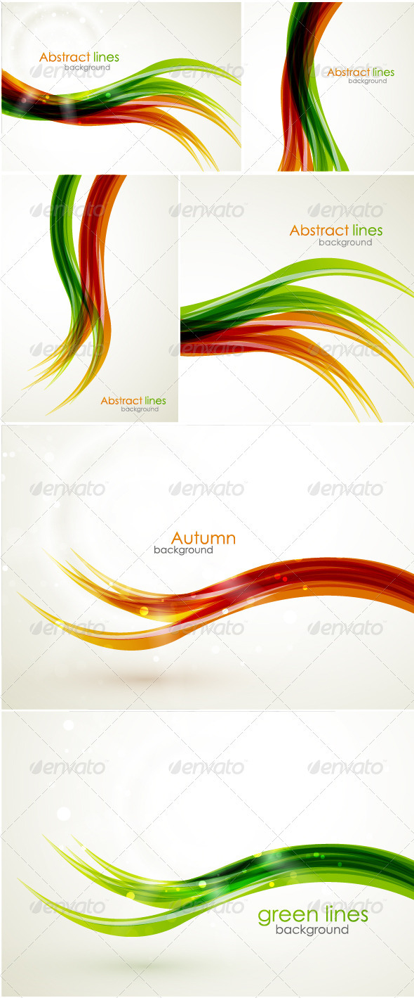 Restaurant Logo with Orange Wavy Lines