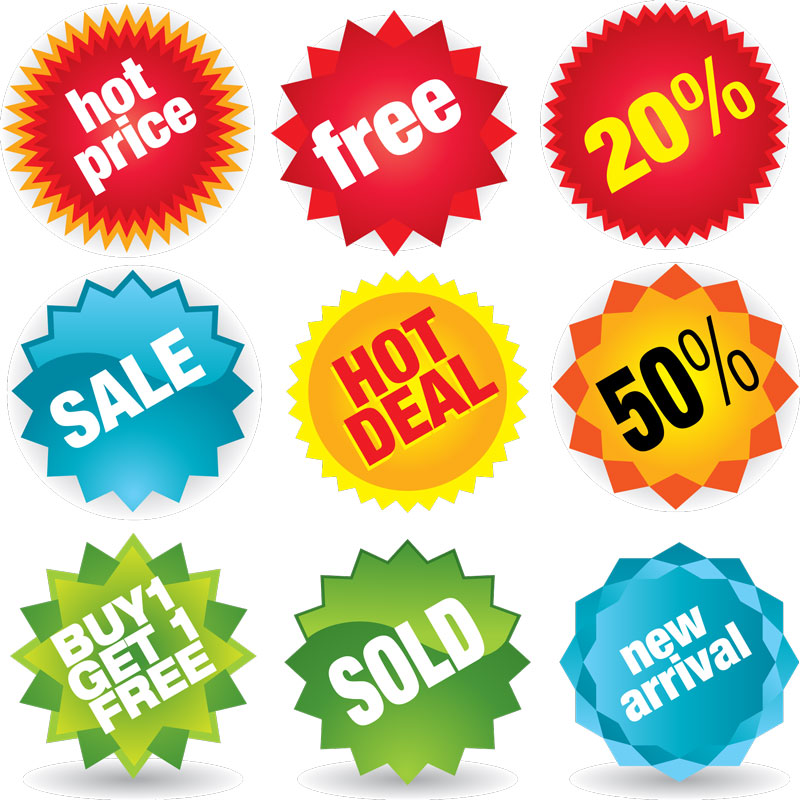 Sale Tag Vector Clip Art