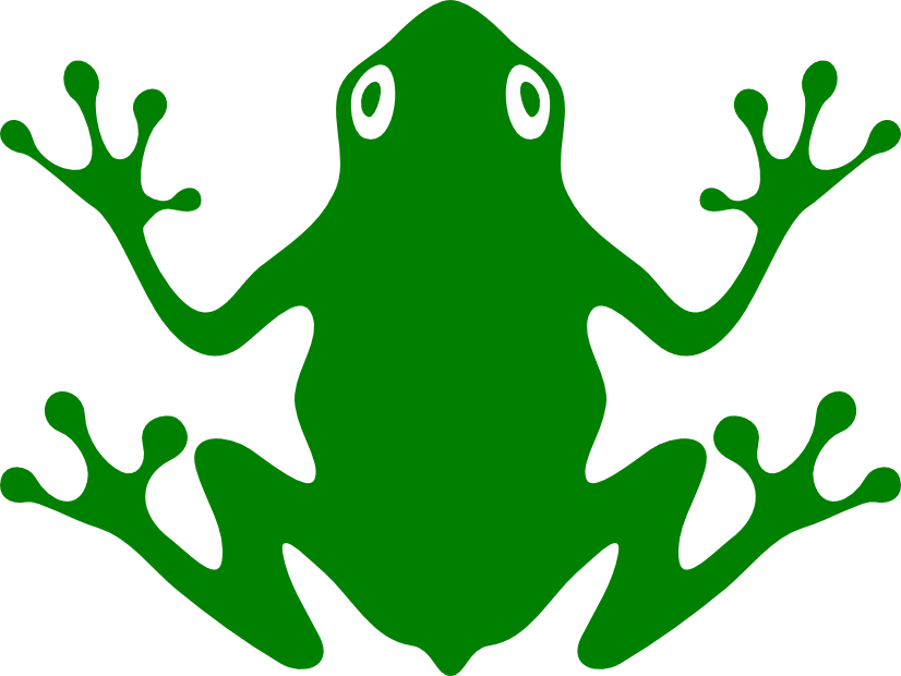 Simple Frog Vector