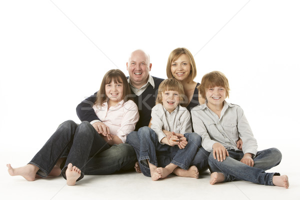 Sitting in Studio Family Photography