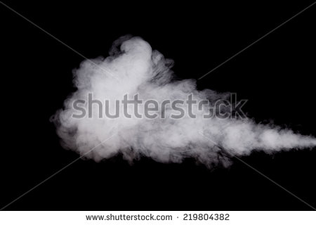 Smoke Cloud Black and White