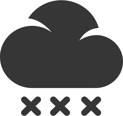 Snow Cloud Weather Icon Snow Cloud Weather Icon
