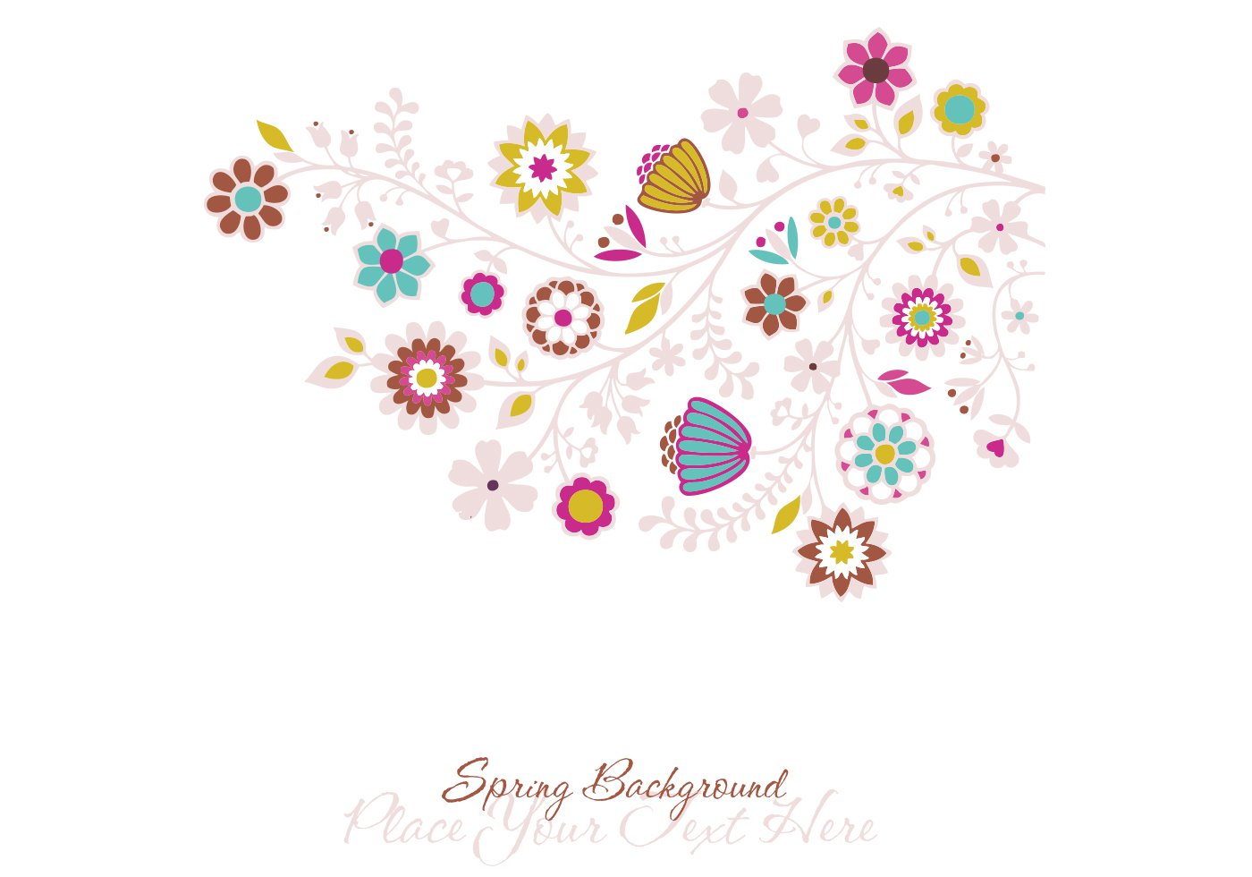 Spring Floral Vector