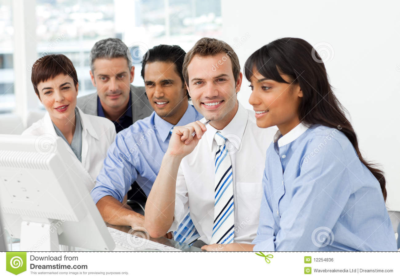 Stock Photos Business Group Sitting