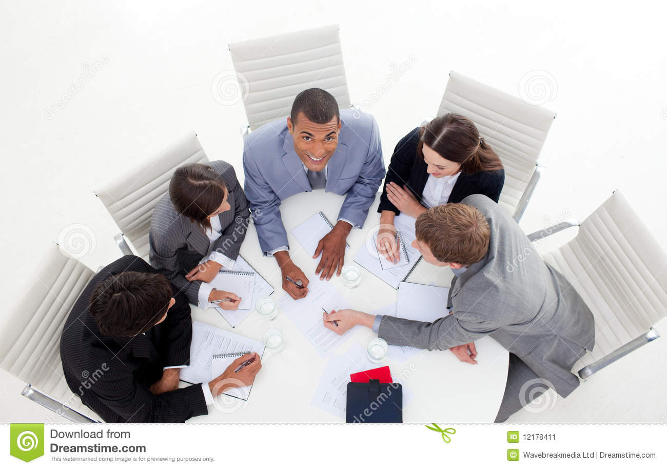 Stock Photos Business Group Sitting