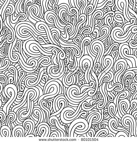 Swirl Seamless Pattern Vector