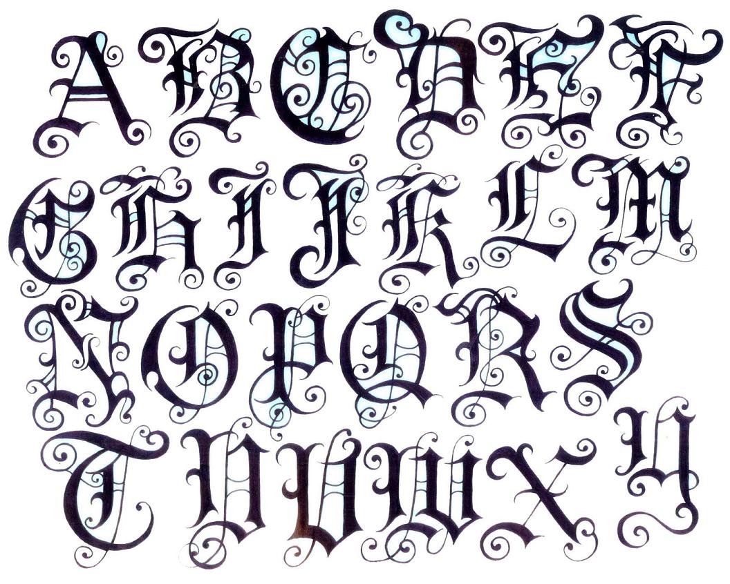 Tattoos Fonts Lettering Styles