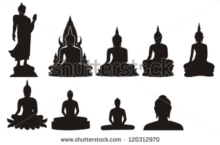 Thai Buddha Silhouette