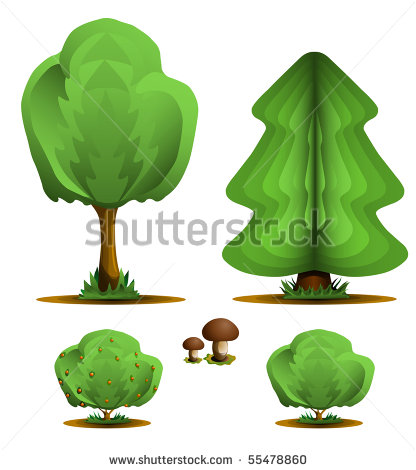 Tree and Shrub Illustrations