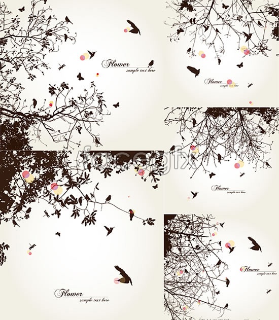 15 Crow Silhouette Vector Tree Branch Images