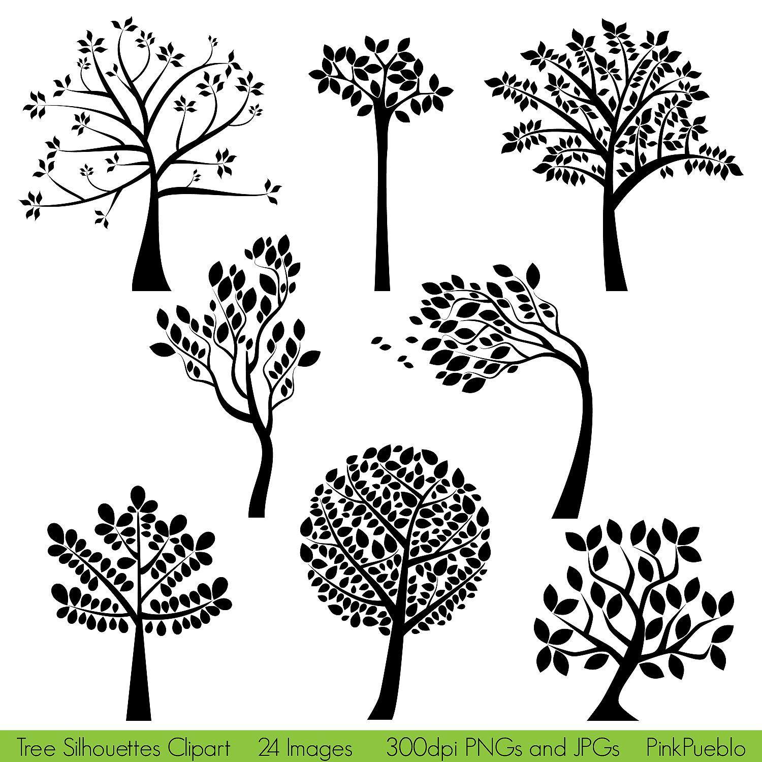 Tree Silhouette Clip Art