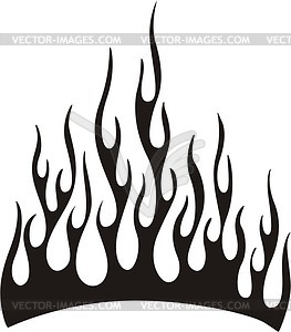 Tribal Flame Clip Art Free