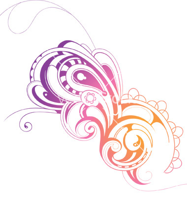 Vector Paisley Swirls