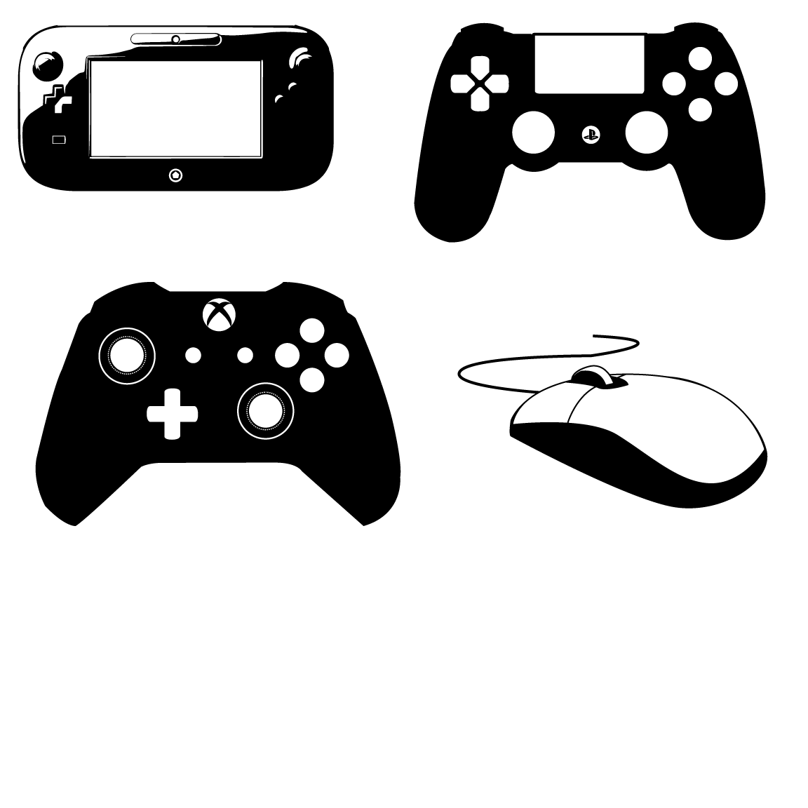 Vector PS4 Logo Controller