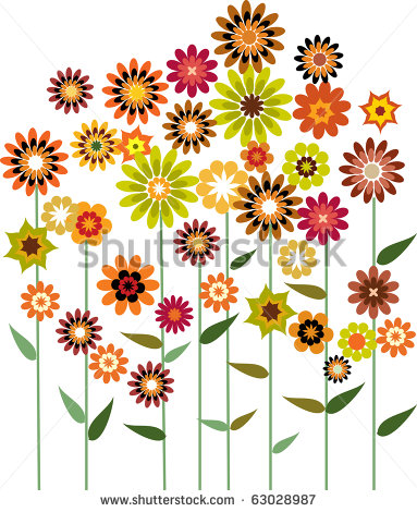 Vector Stock Flowers Garden