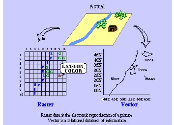 Vector vs Raster Data GIS