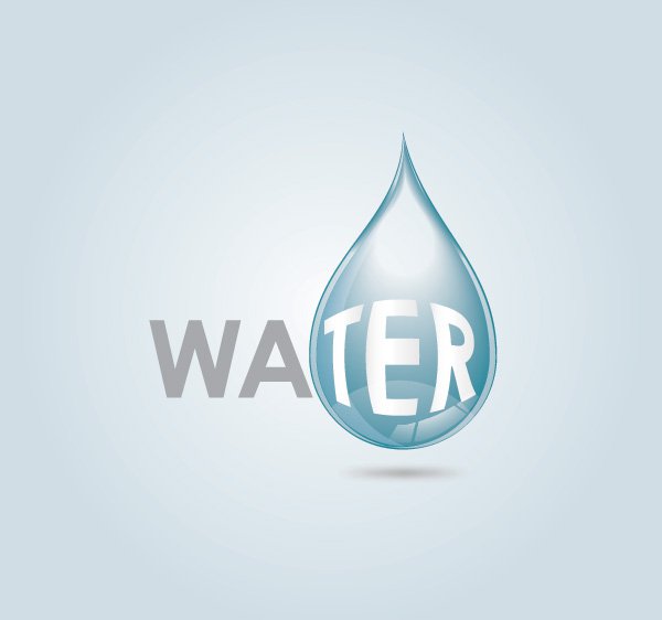 Vector Water Drop Graphic