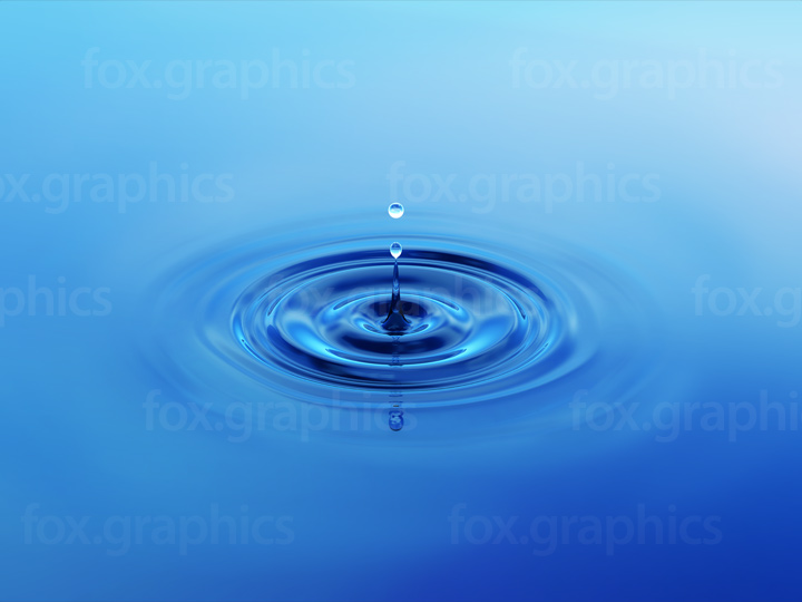 Vector Water Drop Graphic