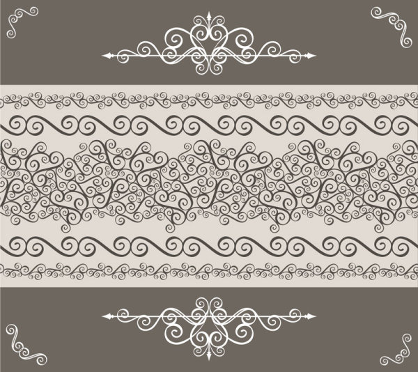 Vintage Lace Frame Vector Free