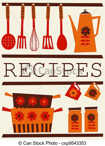 Vintage Recipe Clip Art