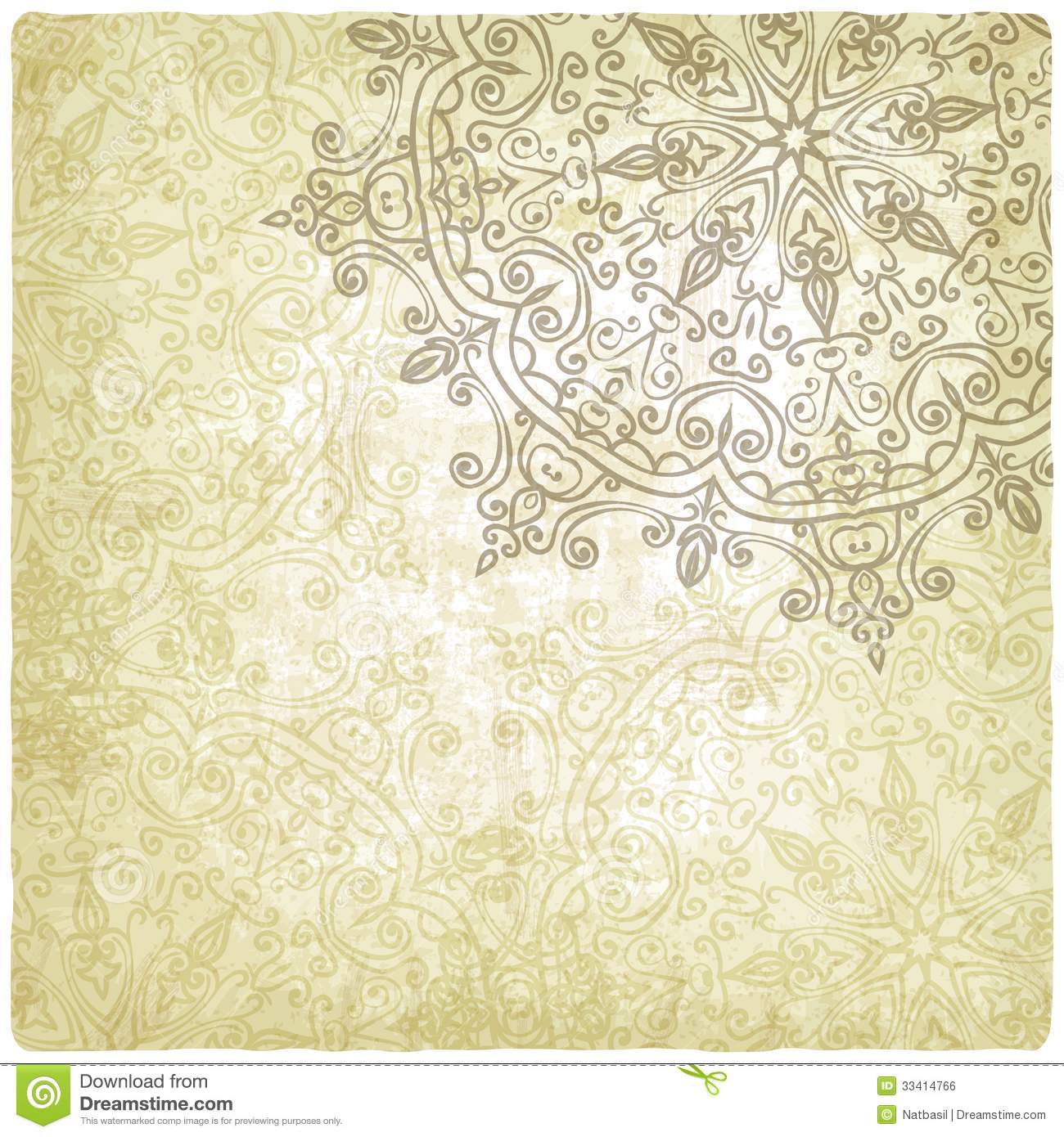 Vintage Vector Lace Pattern