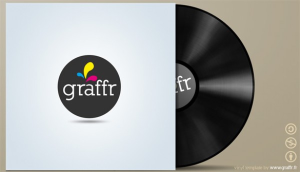 Vinyl Record Cover Template