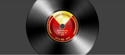 Vinyl Record PSD